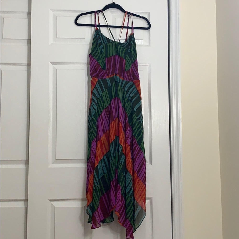 City Chic Multicolor High Low Dress